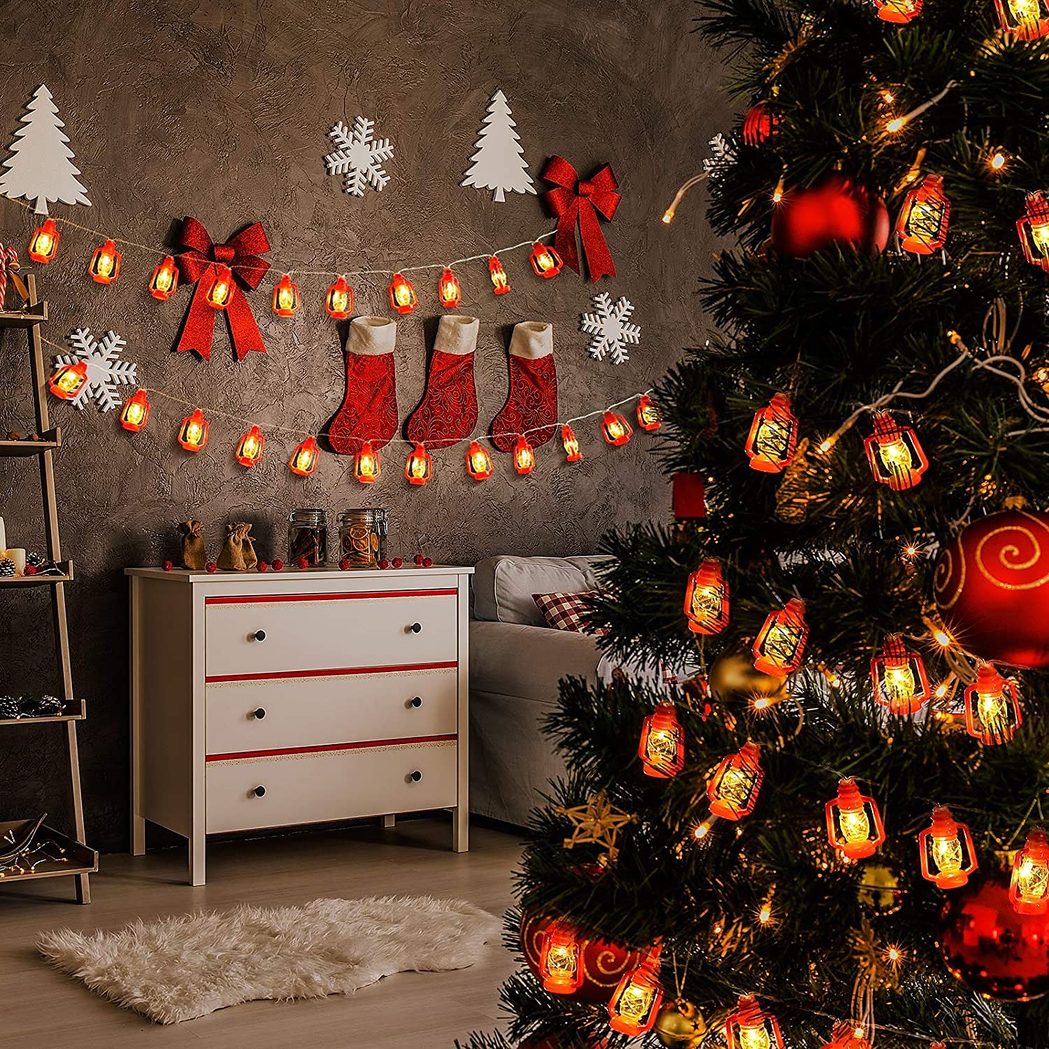 Ramadan Eid Lights Decoration Lantern LED String Lights 3M 20LEDs Battery Powered Kerosene Lamp for Courtyard Garden Holiday Family Ramadan Wedding Party Christmas Eid Festival Indoor Outdoor Decoration 2025 - $8.99 –P3
