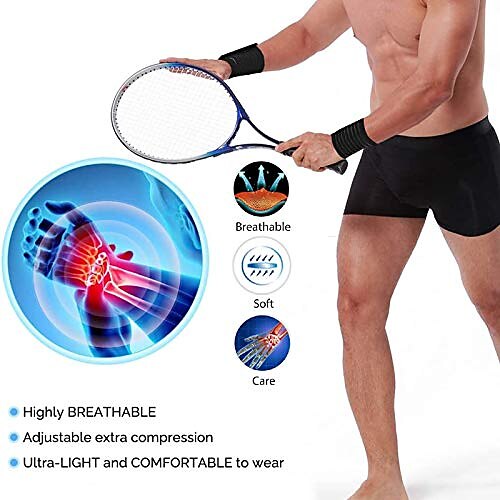 1 Pack Carpal Tunnel Wrist BraceWrist Wraps for Working OutArthritis Hand Support BandsLightweight Wristband for Men WomenCompression Band-Breathable Wristguard-for Fitness Tennis Golf 2025 - $17.49 –P5