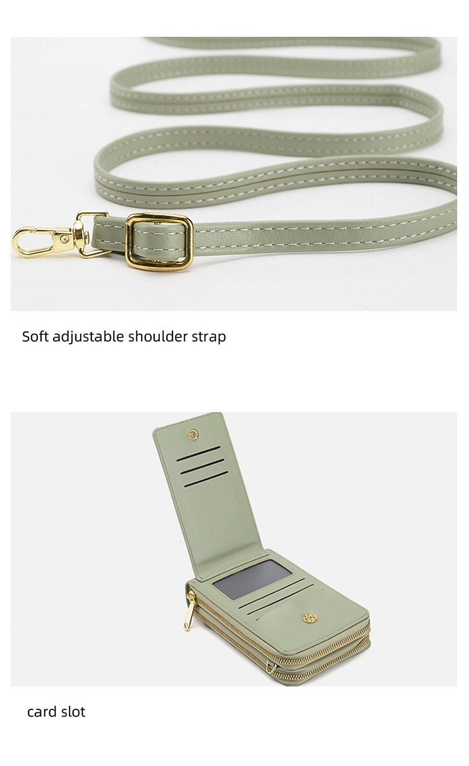 сумка на молнии с сенсорным экраном, весна 2023, новая женская сумка для мобильного телефона, корейская модная сумка через плечо 2026 - $20.99 –P8