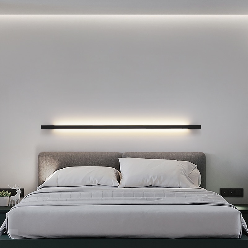 2025年 Lightinthebox LED 壁取り付け用燭台ランプ屋内ミニマリストリニアストリップウォールマウントライトロング家の装飾照明器具、リビングルーム寝室用屋内壁洗浄ライト  コレクション – $165.99 –P5