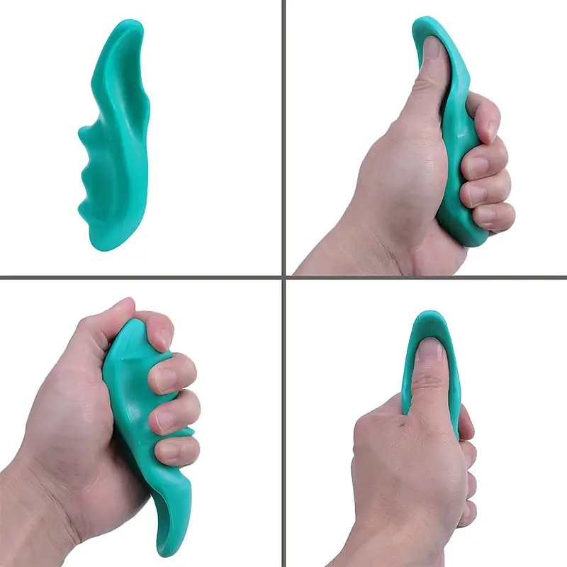 2 stk manuell thumb saver massasjeapparat hele kroppen dypvev triggerpunkt massasjeverktøy smertelindring nakke rygg terapi thumb protector 3,5x1,8 2025 - $8.49 –P6