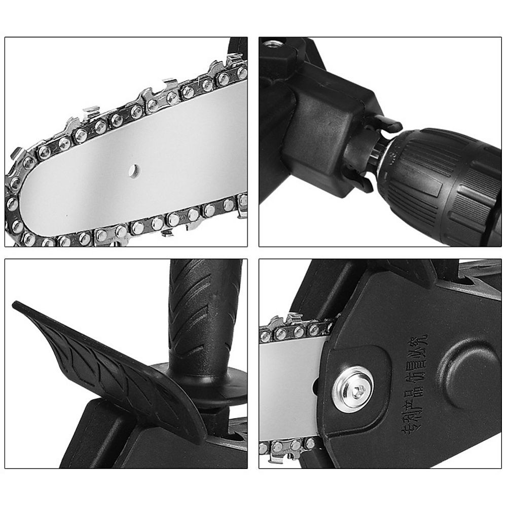 6" Mini Chainsaw Adapter Electric Drill Converter Into Electric Chain Saw Pruning Saw 2025 - $19.99 –P4