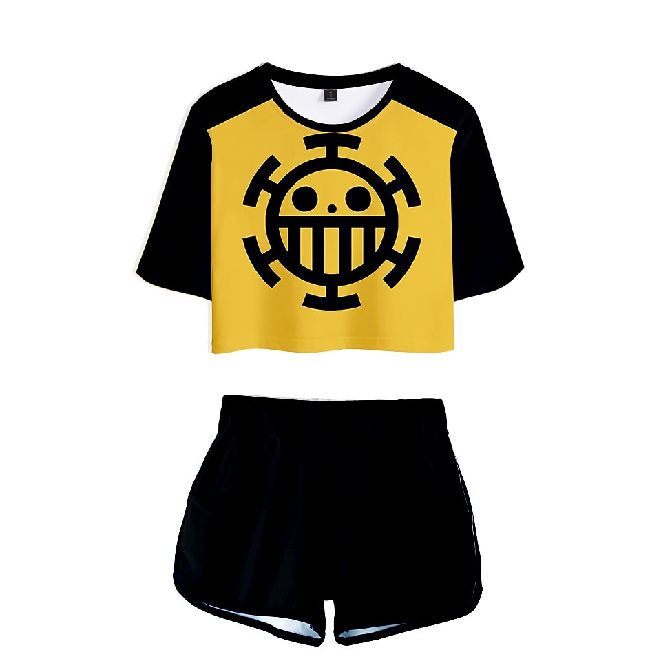One Piece Monkey D. Luffy Roronoa Zoro Outfits Shorts Crop Top Anime 3D Graphic For Women's Adults' 3D Print 2025 - $27.99 –P10