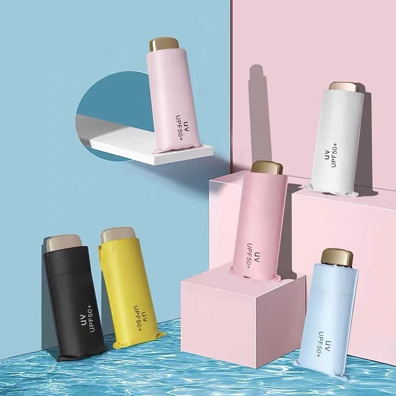 mini napernyő anti uv napernyő hordozható könnyű női férfi napernyő vízálló utazási esernyőkhöz 2025 - $13.99 –P5