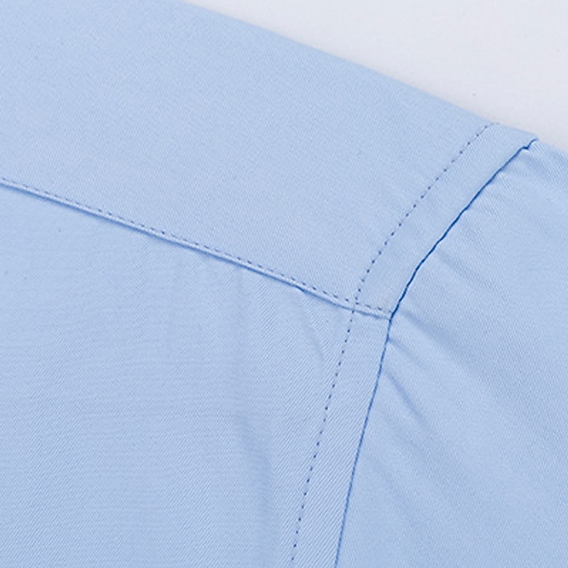 Per uomo Camicia Camicie Maglietta informale Camicia con bottoni Liscio Matrimonio Ufficio / Business Nero Bianco Rosa Blu marino scuro Manica lunga Collo ripiegabile Primavera estate Abbigliamento del 2025 a $20.99 –P8