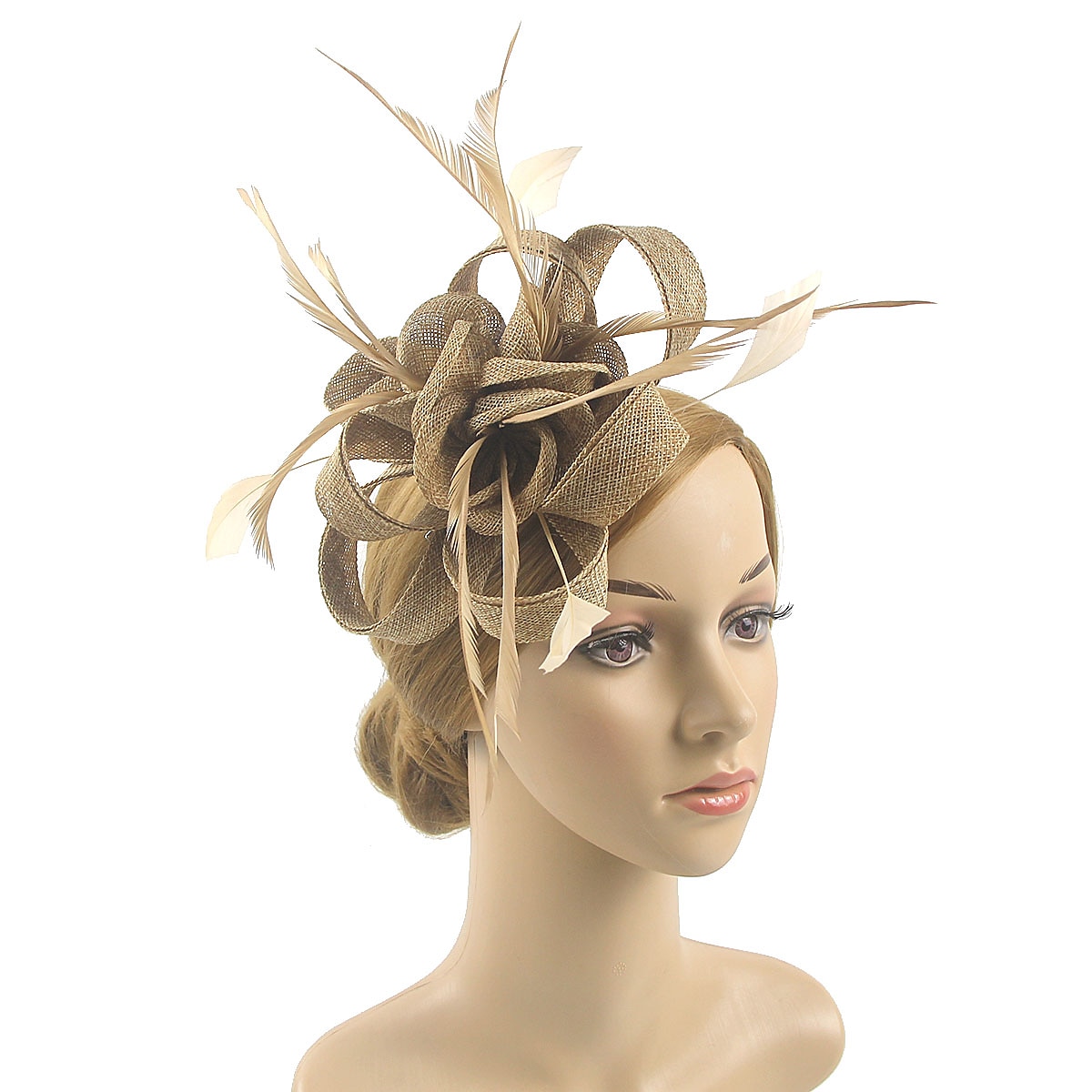 elbűvölő kentucky derby sapka fejfedők organza poliészter / poliamid fedora kalap fátyol sapka tea party lovasverseny hölgyek napi vintage stílusú vintage elegáns toll rátétekkel fejdísz 2025 - $14.49 –P2