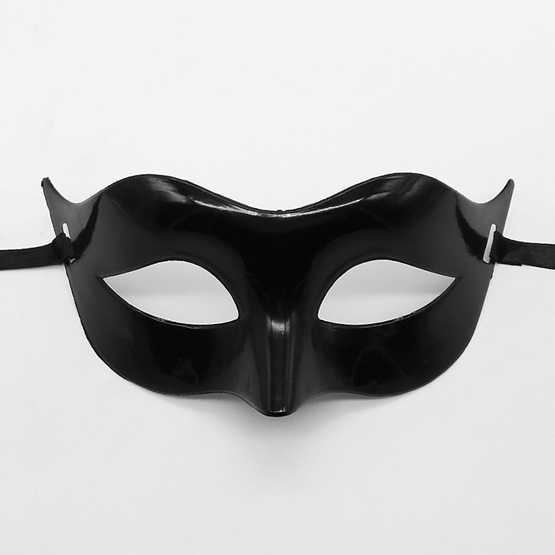 maschera da ballo in maschera uomo mezza maschera per il viso festa di halloween zoro ball show performance maschera piatta del 2025 a $18.49 –P7