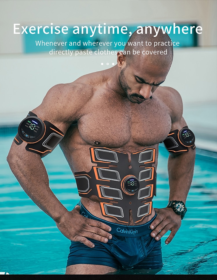 ABS Muscle Stimulator Ab Machine Portable Abdominal Toning Belt Home Office Fitness Workout Equipment For Abdomen Valentine's Day Gift 2026 - $44.99 –P9