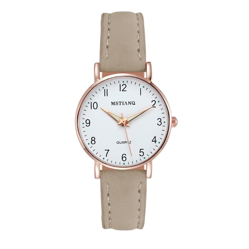 Femmes montre mode casual ceinture en cuir montres lumineuses simples dames petit cadran horloge à quartz robe montres reloj mujer de 2025 ? $16.99 –P7