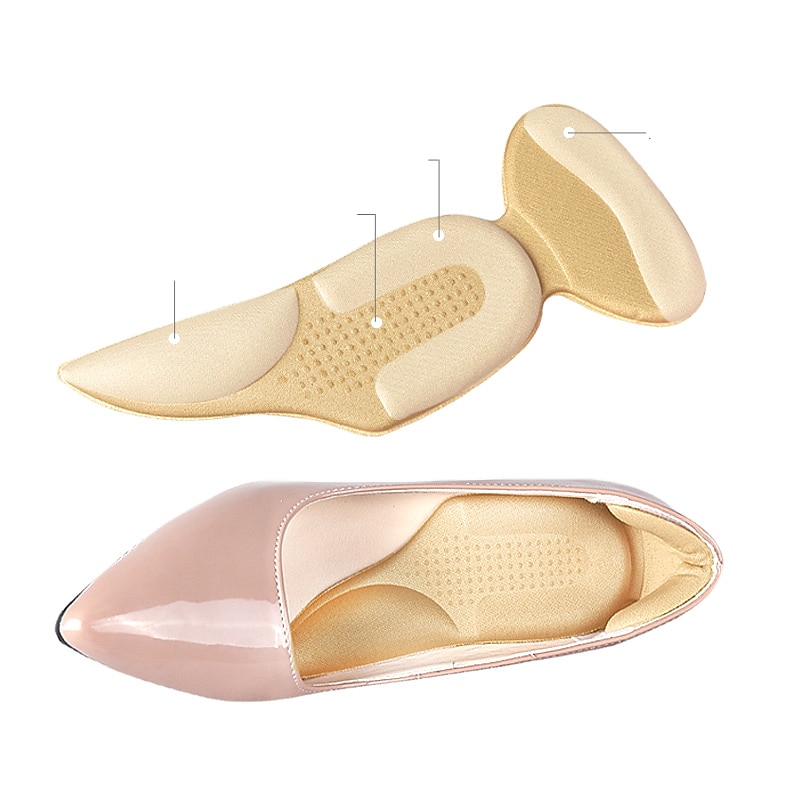 1pc palmilhas de sapatopalmilha de conchaalmofadas de sapatos de esponja com palmilhas de calcanharalmofadas de calcanharalmofadas de salto alto ótimas para sapatos soltos metatarso ou dor no arcopés de 2025 por $8.99 –P2