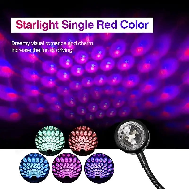 illuminazione dj suono festa auto usb mini luci palla da discoteca rgb multi colore atmosfera auto decorazioni della stanza lampada luce stroboscopica magica del 2025 a $13.49 –P1