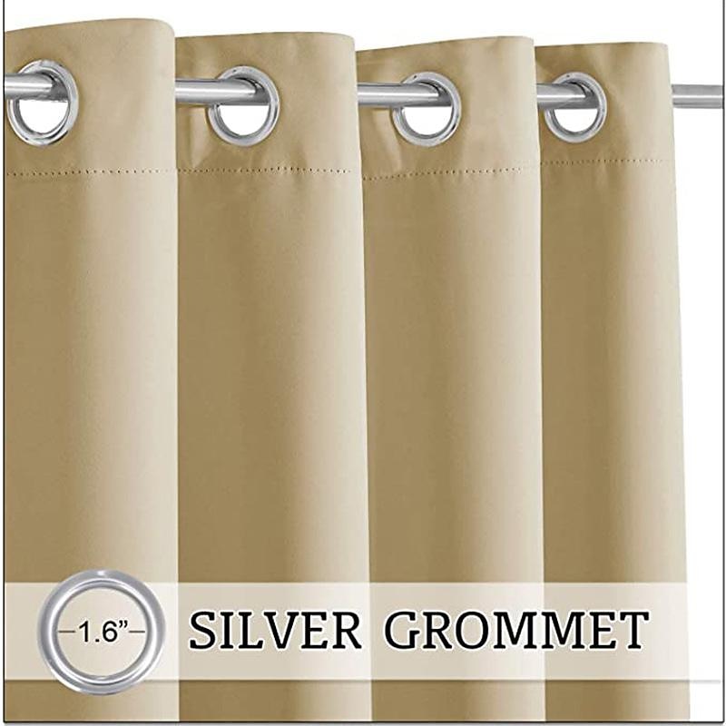 Waterproof Outdoor Curtain Privacy, Sliding Patio Curtain Farmhouse Drapes, Pergola Curtains Grommet For Gazebo, Balcony, Porch, Party, Hotel, 1 Panel 2026 - $36.99 –P6