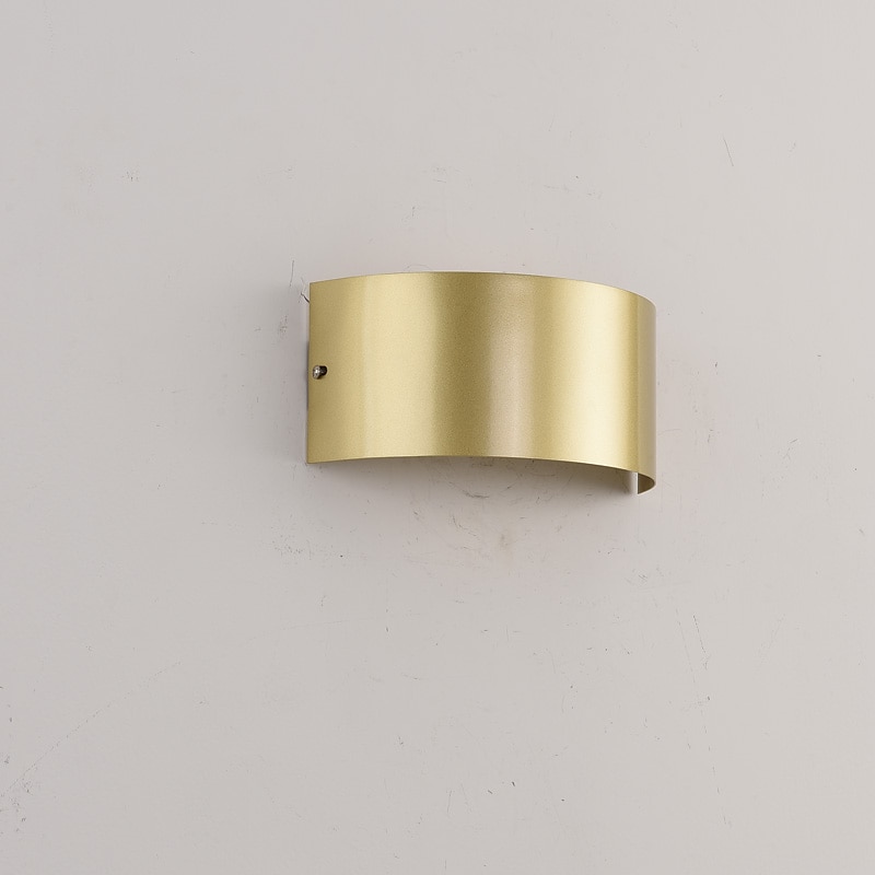 aplice de perete cu led lightinthebox corp de perete cu jumătate de cilindru auriu aplice de perete din metal cu 1 lumină postmodernă aplice în sus și în jos aplice de perete din cupru 2025 - $99.99 –P12