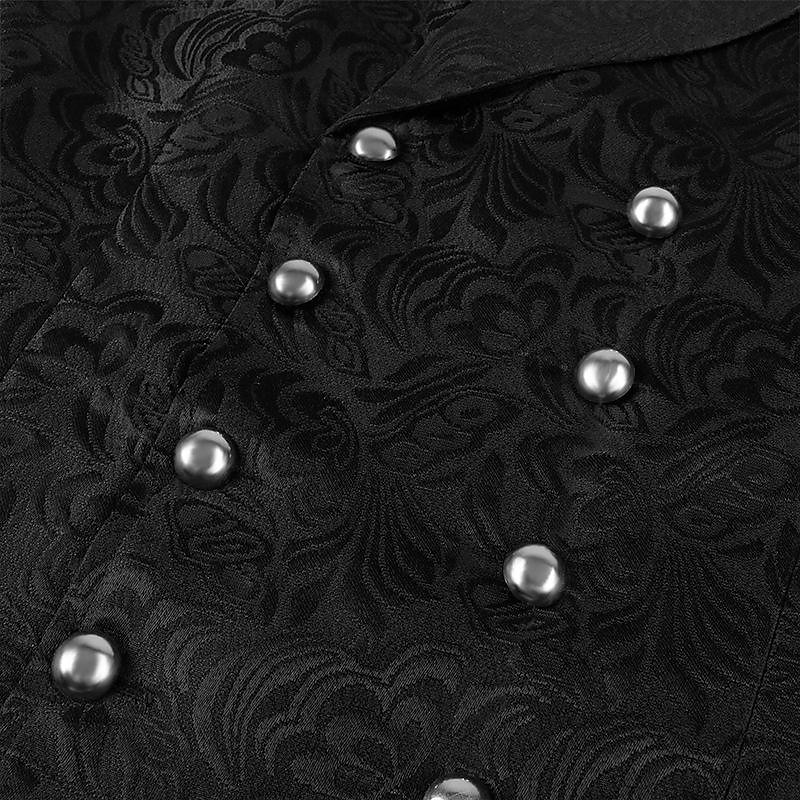 Retro / vintage Kostymer i middelalderstil Renessanse Jakke vest Prins Knekt Adelsmann Jacquard Kostyme Herre Steampunk Voksne vest 2026 - $35.99 –P5