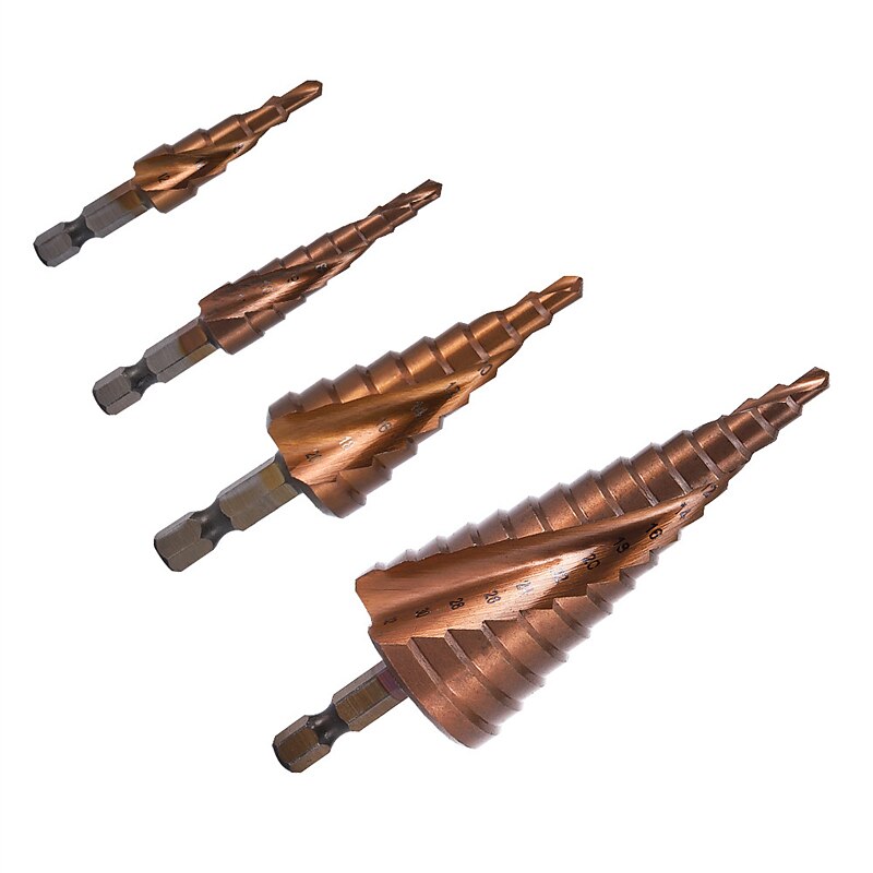 3pcs m35 punta per trapano in cobalto 4-12 / 4-20 / 4-32mm scanalatura a spirale esagonale hss-co punta per trapano in metallo cono in acciaio ad alta velocità taglierina per acciaio inossidabile del 2025 a $53.99 –P3
