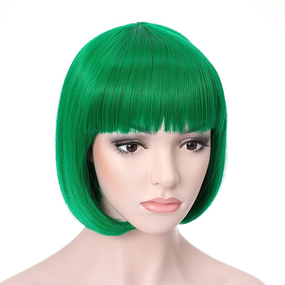 10 parrucche corte e lisce per cosplay flapper, parrucche per Halloween, parrucche per il giorno di San Patrizio del 2025 a $22.99 –P8