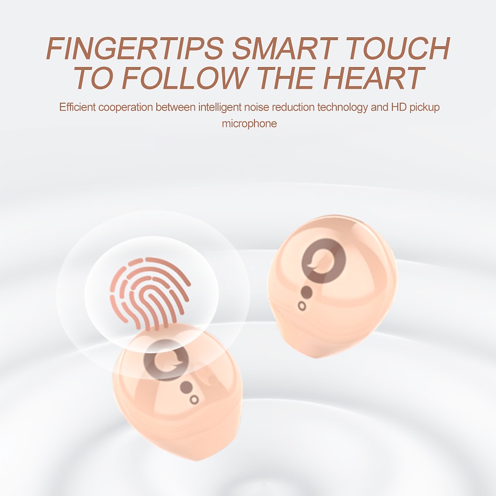 True Wireless Bluetooth Earphone Mini Invisible Headphones Bluetooth 5.3   HIFI Stereo Noise Reduction Sleep In Ear Earphones Smart Touch Sports Gaming Earphones for Smartphone 2025 - $22.99 –P6