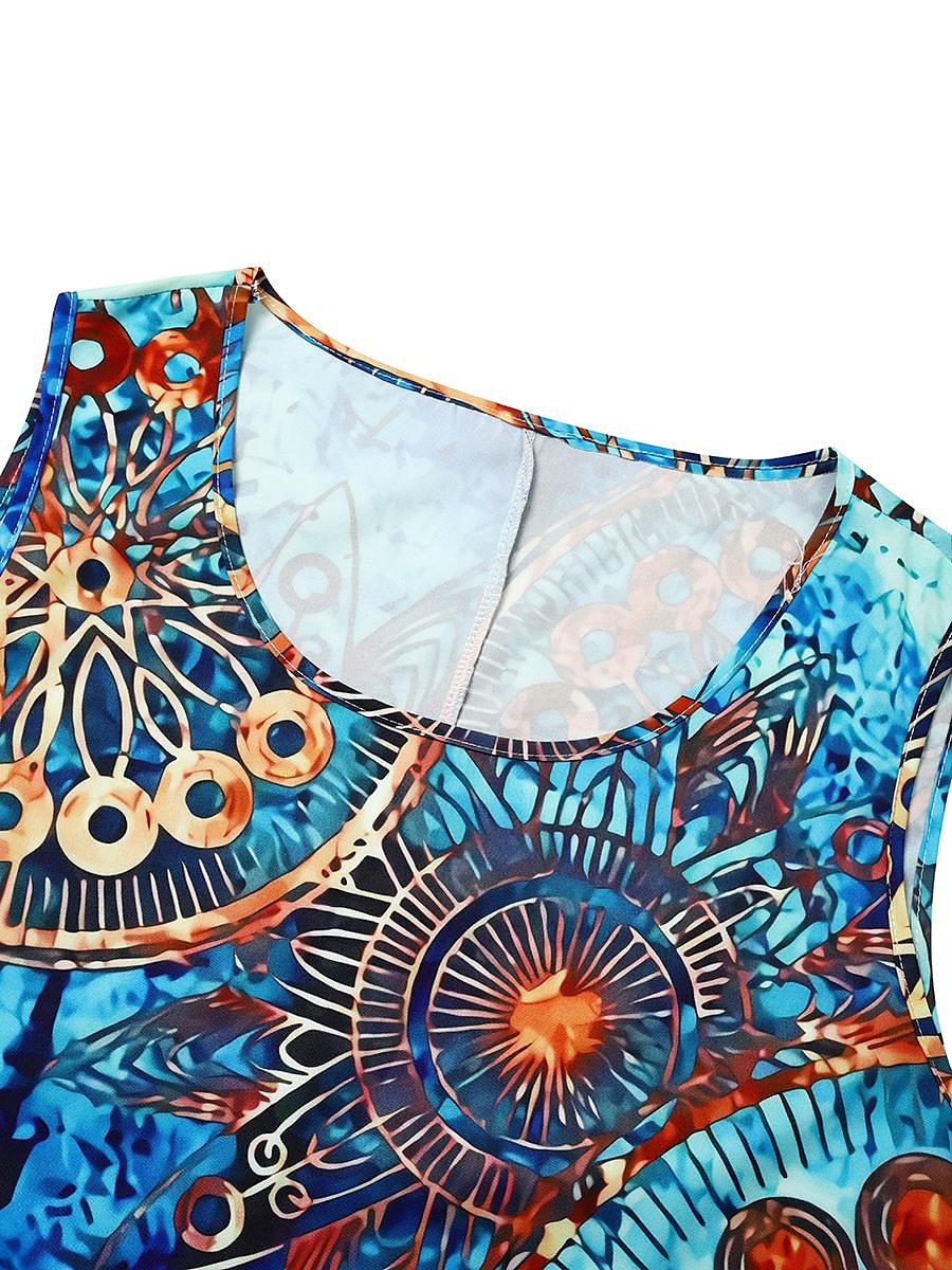 Nők Maxi Ruha Kényelmi Ruha T-Shirt Ruha Tee Ruha Napszoknya Alap Kint Nyaralás Parti Szabványos Fit Virágos Rövid Ujjú Kerek Nyak Piros Kék Zöld Nyár Tavasz 2025 - $36.99 –P6