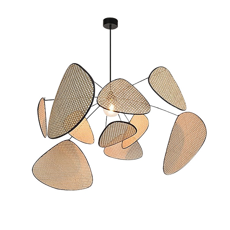 Lampadario A Sospensione A Led In Rattan Lampadario A Sospensione Artistico In Bambù Fatto A Mano Lampadario A Sospensione Con Isola Della Cucina del 2025 a $499.99 –P5