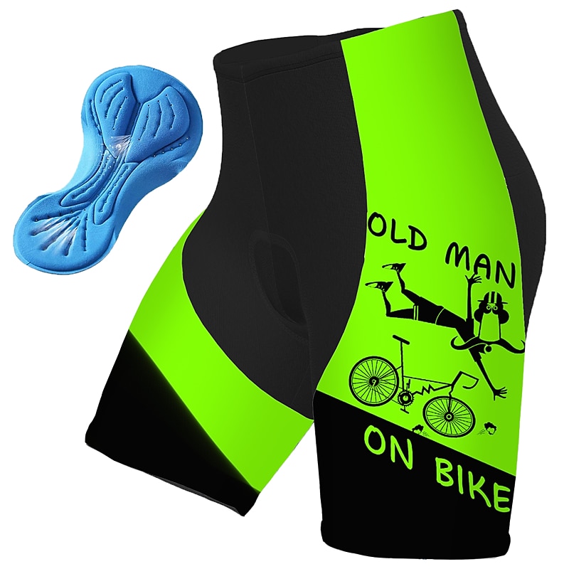 Men's Graphic Letter & Number Funny Cycling Road Shorts Cycling Shorts Bike Padded Shorts / Chamois Bottoms Race Fit Mountain Bike MTB Road Bike Cycling Sports 3D Pad Cycling Quick Dry Moisture 2025 - $26.99 –P16