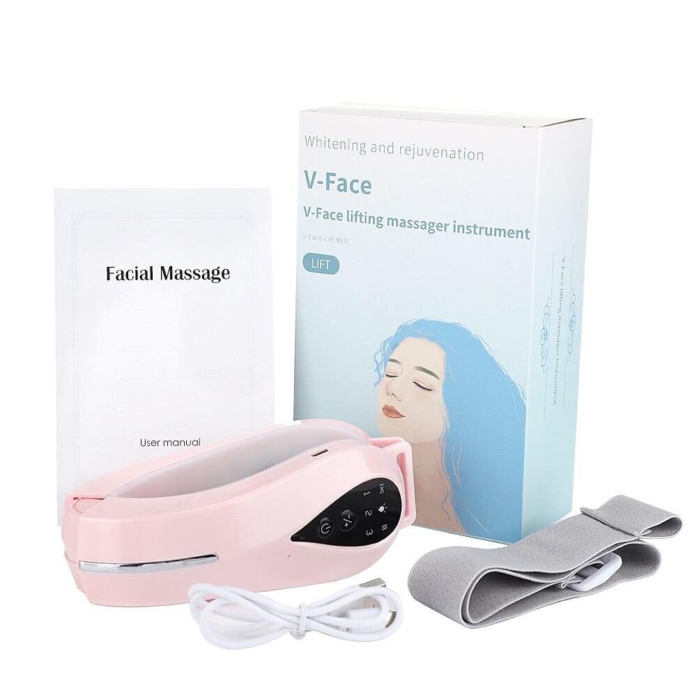 Face Lift Devices V Line Up Lift Belt Electric Facial Massager EMS