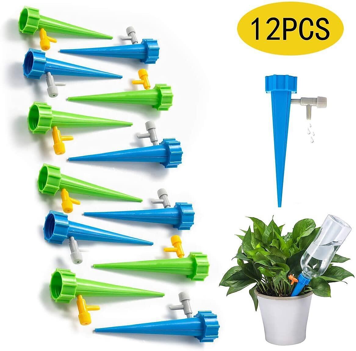12 stk selvforsynt automatisk drypp vanning vanningssystem automatisk vanningspigg for planter blomst innendørs husholdning 2025 - $6.99 –P13