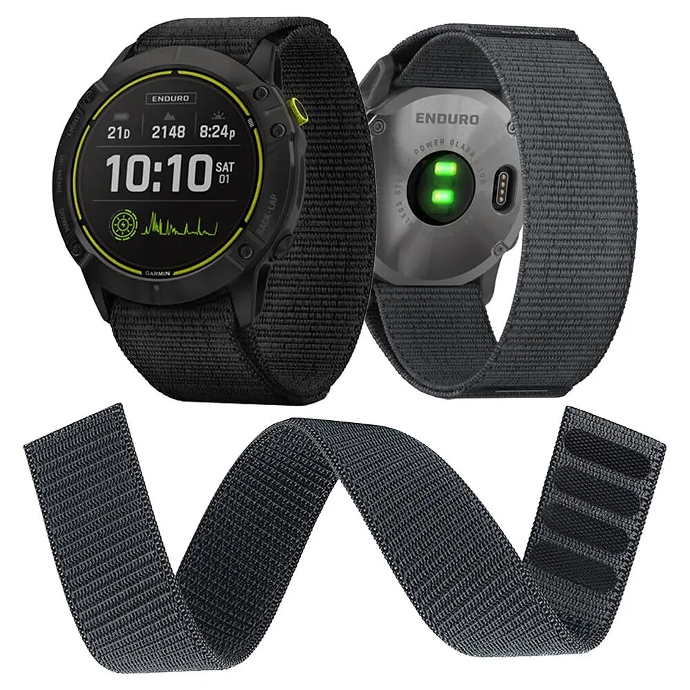 Watch Band for Garmin Fenix 7X 7S 7 Pro Approach S70 Epix Pro 42mm 47mm 51mm Instinct 2X Tactix 7 Amoled Forerunner 955 255 Enduro Marq Descent Quatix 20mm 22mm 26mm Nylon Replacement  Strap 20mm 2025 - $11.99 –P10