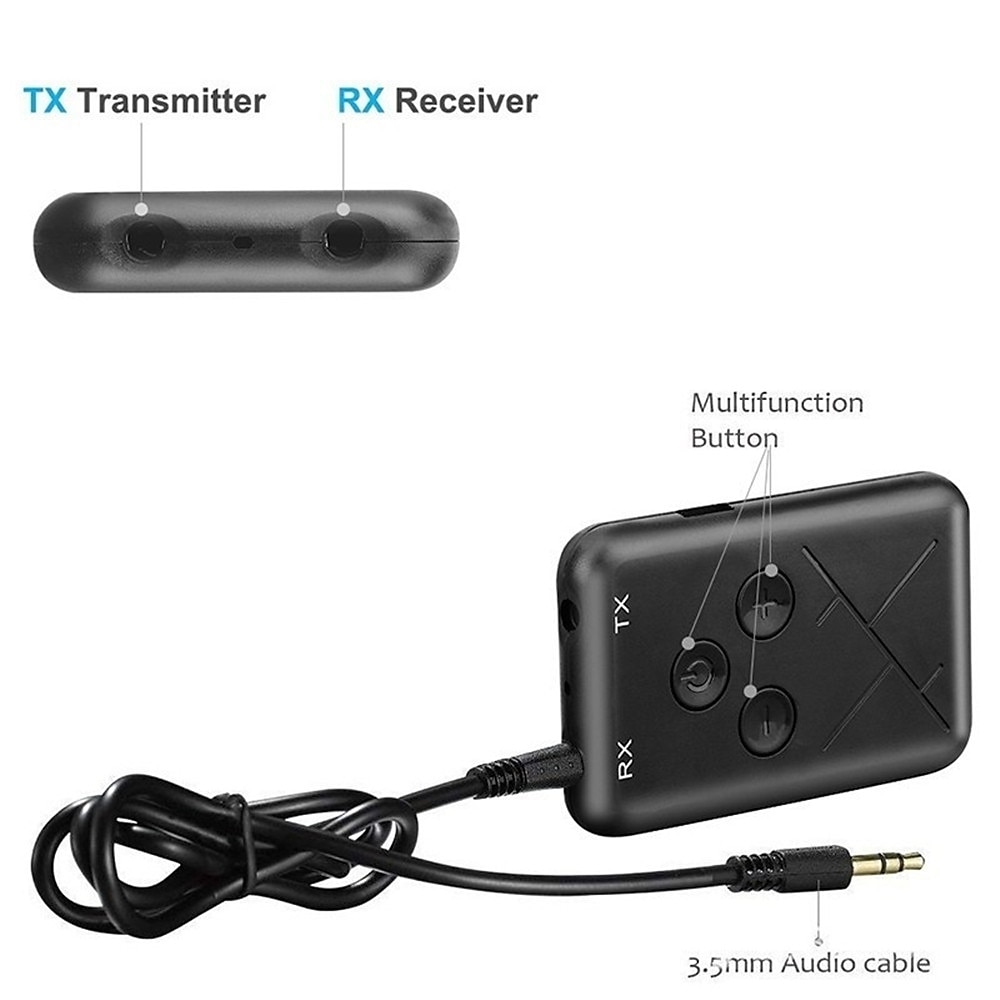 2025年 2 in1 bluetooth オーディオトランスミッターレシーバー aux 3.5mm ステレオワイヤレス音楽オーディオケーブルドングル bluetooth 4.2 アダプタテレビ dvd mp3 pc コレクション – $18.99 –P8