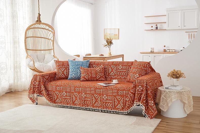 κάλυμμα καναπέ boho κουβέρτα καναπέ ριχτάρι πετσέτα σενίλ για τμηματικό καναπέ πολυθρόνα loveseat 4 ή 4 ή 3 θέσεων σε σχήμα l αντιχαρακτική γάτα που πλένεται 2025 - $21.99 -P11
