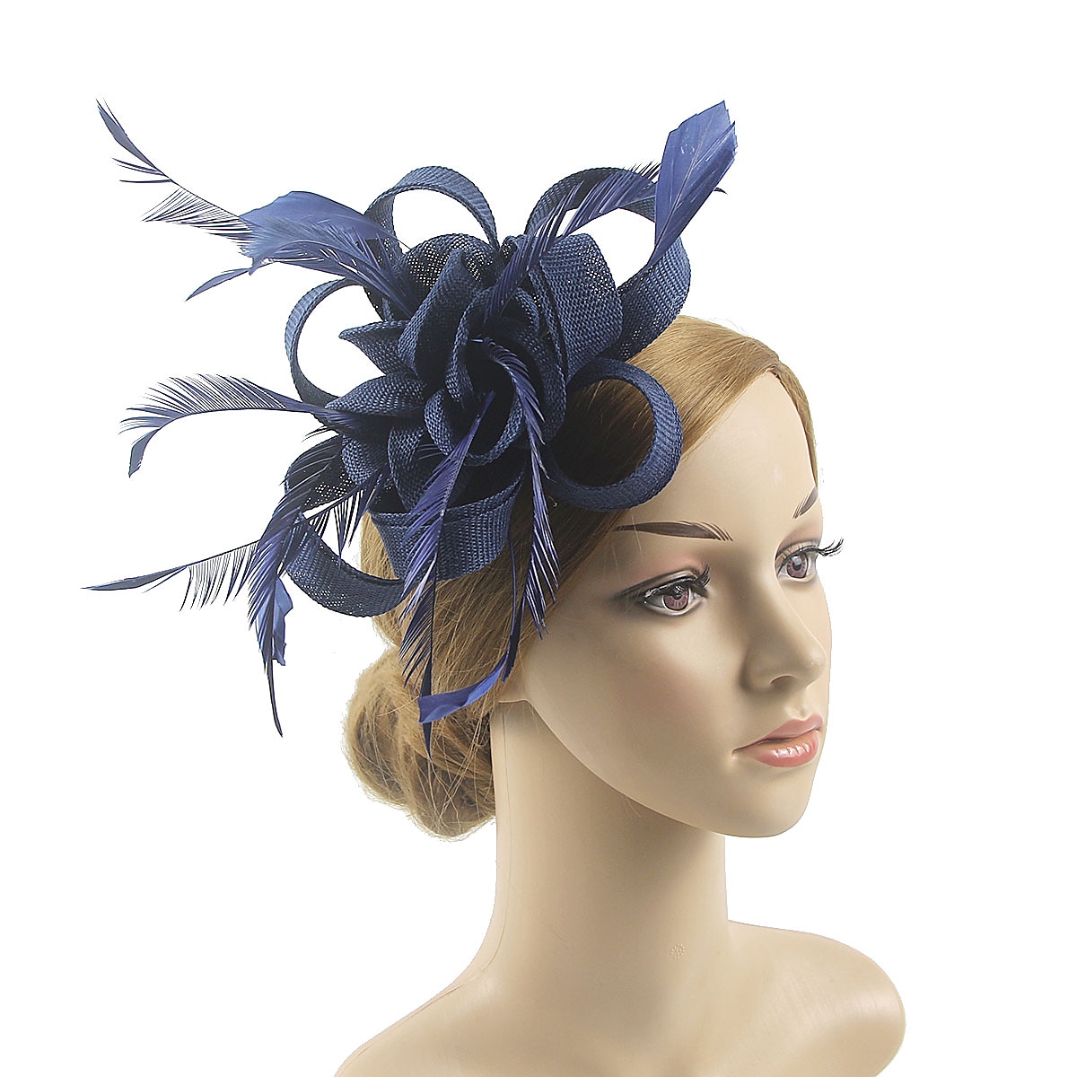 elbűvölő kentucky derby sapka fejfedők organza poliészter / poliamid fedora kalap fátyol sapka tea party lovasverseny hölgyek napi vintage stílusú vintage elegáns toll rátétekkel fejdísz 2025 - $14.49 –P10