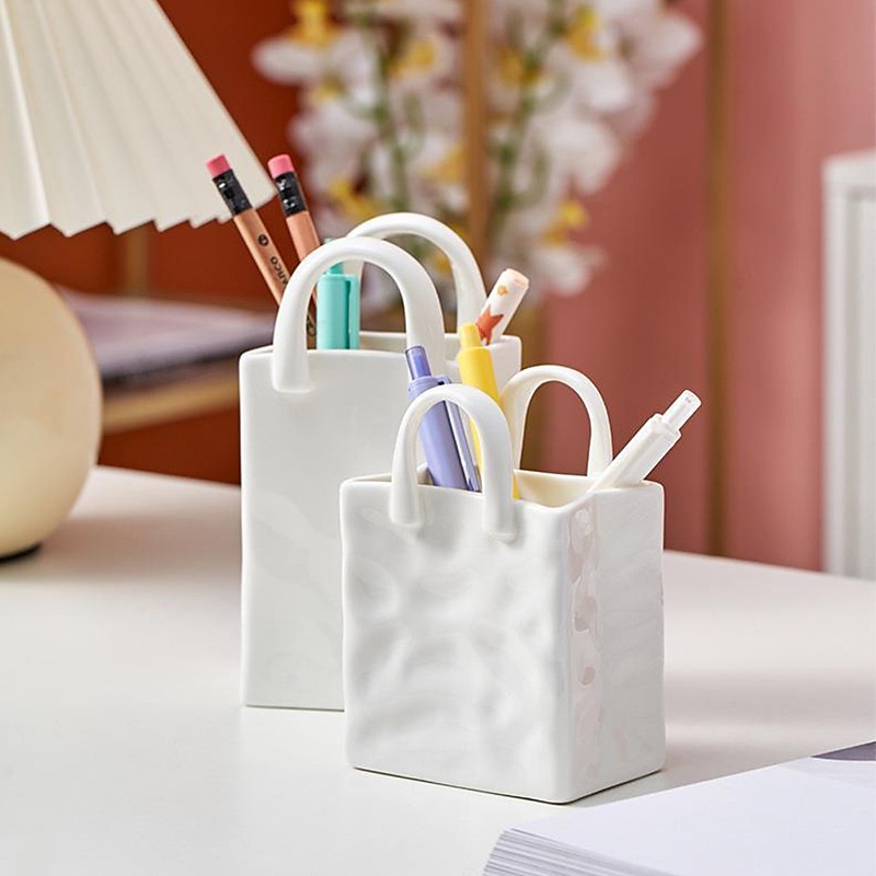 Handbag Vase Tabletop Decoration Creative Flower Arrangement Simple Modern Vase 1PC 2025 - $17.49 –P1
