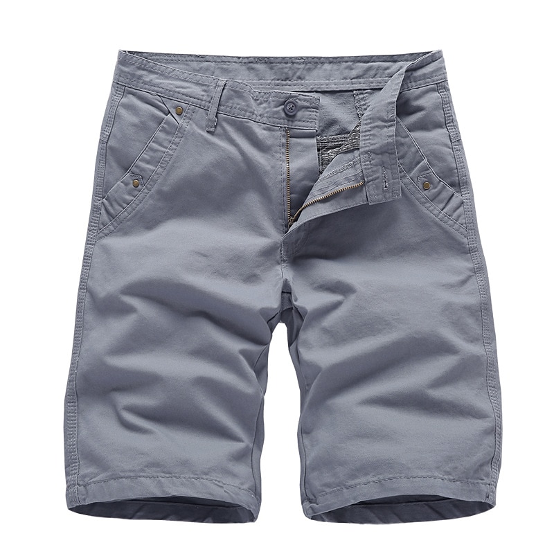 Herr Cargo-shorts caprishorts Flera fickor Slät Komfort Utomhus Vadlängd Utomhus Dagligen Utekväll Mode Streetwear Svart Armégrön 2025 - $28.99 -P3