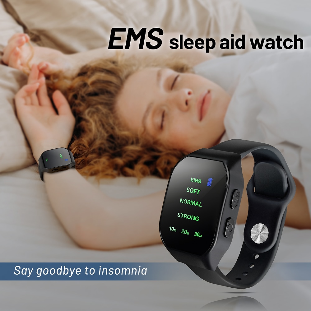 New Ems Intelligent Sleep Device Fast Sleep Rest Hypnosis Insomnia Artifact Wristband Watch Microcurrent Sleep Aid Instrument 2025 - $22.99 –P1
