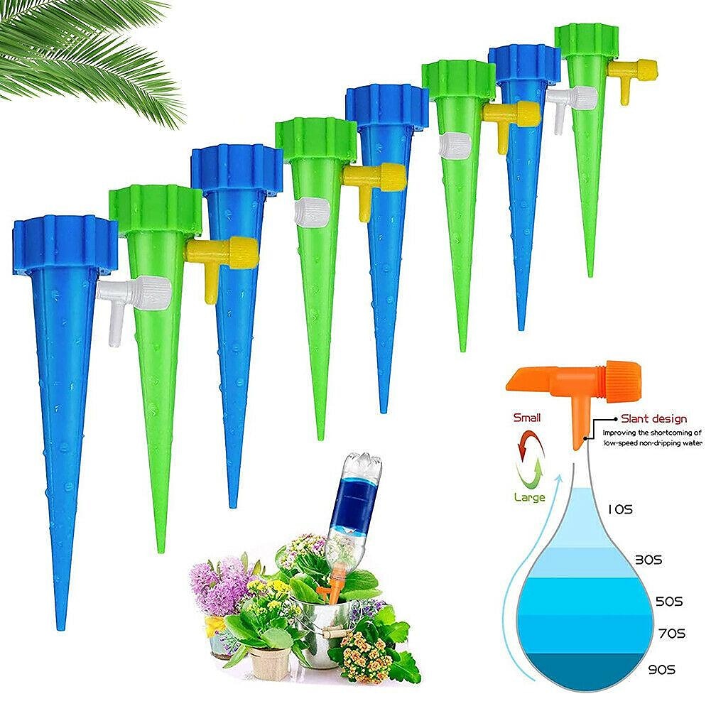 12 stk selvforsynt automatisk drypp vanning vanningssystem automatisk vanningspigg for planter blomst innendørs husholdning 2025 - $6.99 –P6