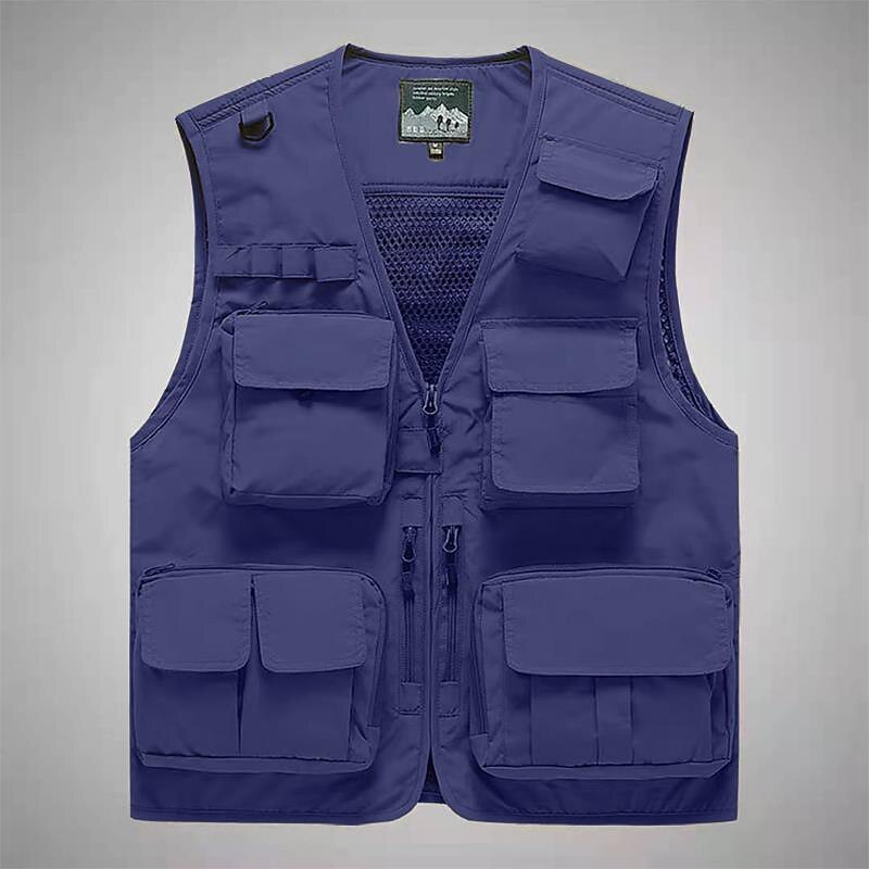 Men's Fishing Vest Hiking Vest Sleeveless Vest / Gilet Top Outdoor