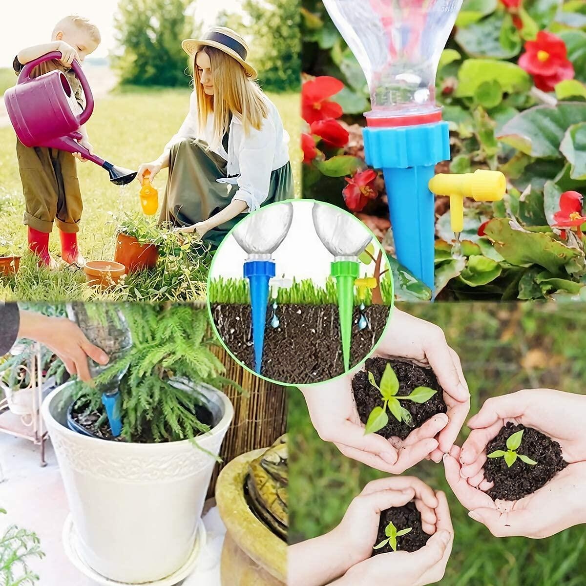 12 stk selvforsynt automatisk drypp vanning vanningssystem automatisk vanningspigg for planter blomst innendørs husholdning 2025 - $6.99 –P3