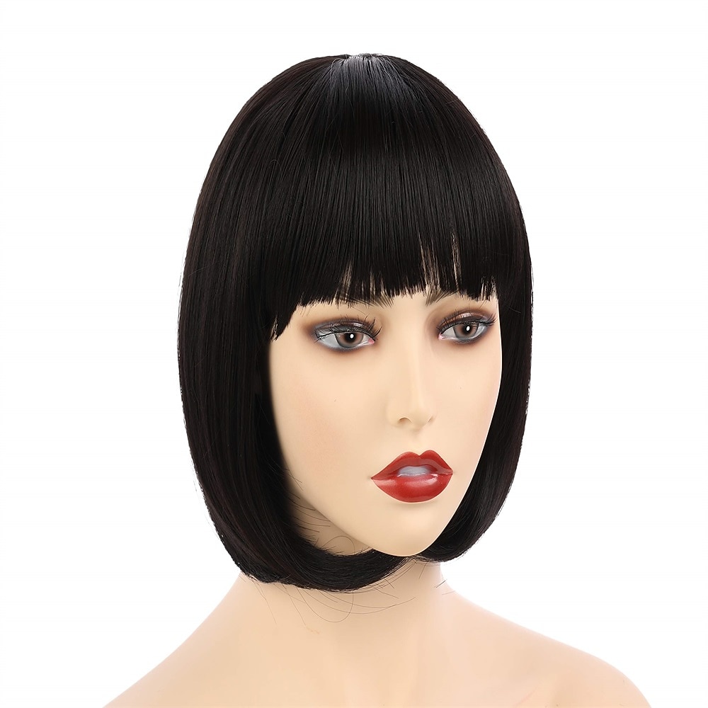 10 parrucche corte e lisce per cosplay flapper, parrucche per Halloween, parrucche per il giorno di San Patrizio del 2025 a $22.99 –P1