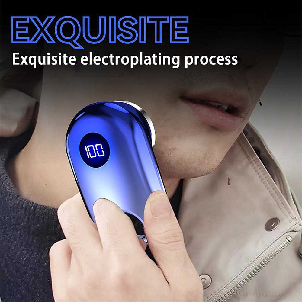 Mini-Shave Portable Electric Shaver for Men Wet Dry One-Button Mini Razor Electric-Upgrade Rechargeable Travel Electric Razor 2025 - $25.99 –P6
