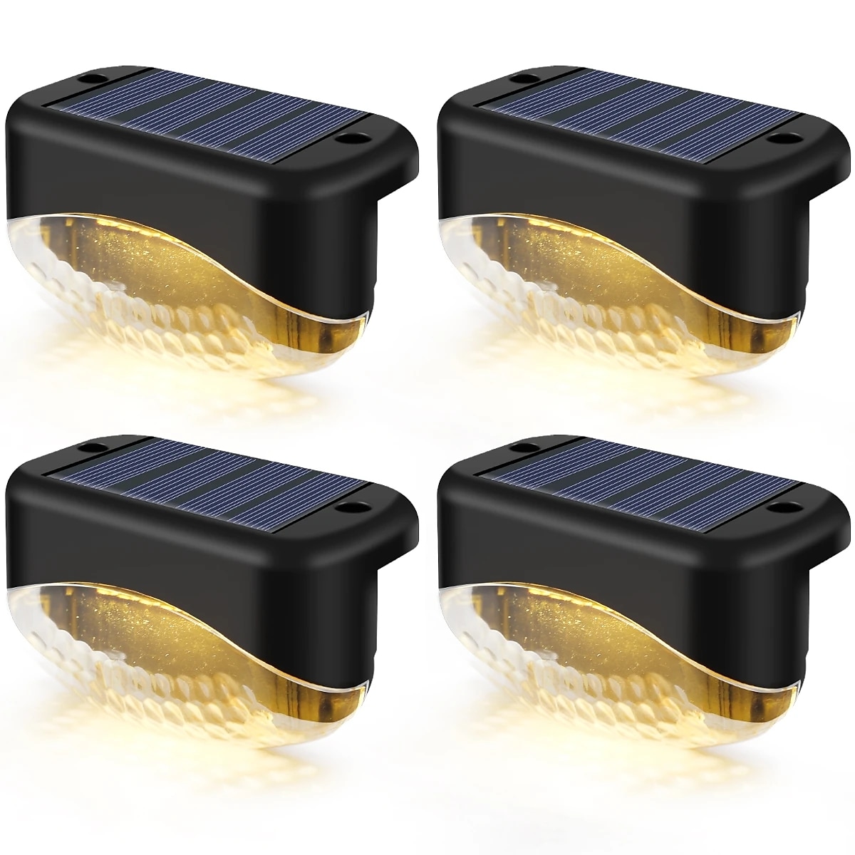 4/8 Uds. Luces solares de paso 5led luces de jardín impermeables para exteriores luces solares para cercas jardín valla decoración de patio iluminación lámpara solar 2025 - $11.49 –P2