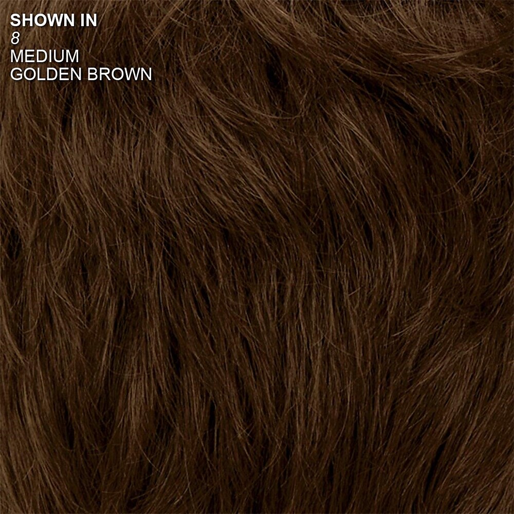 Long Wig with Swept Bangs and Bouncy Curls / Multi-Tonal Shades of Blonde Silver Brown and Red 2025 - $23.99 –P2