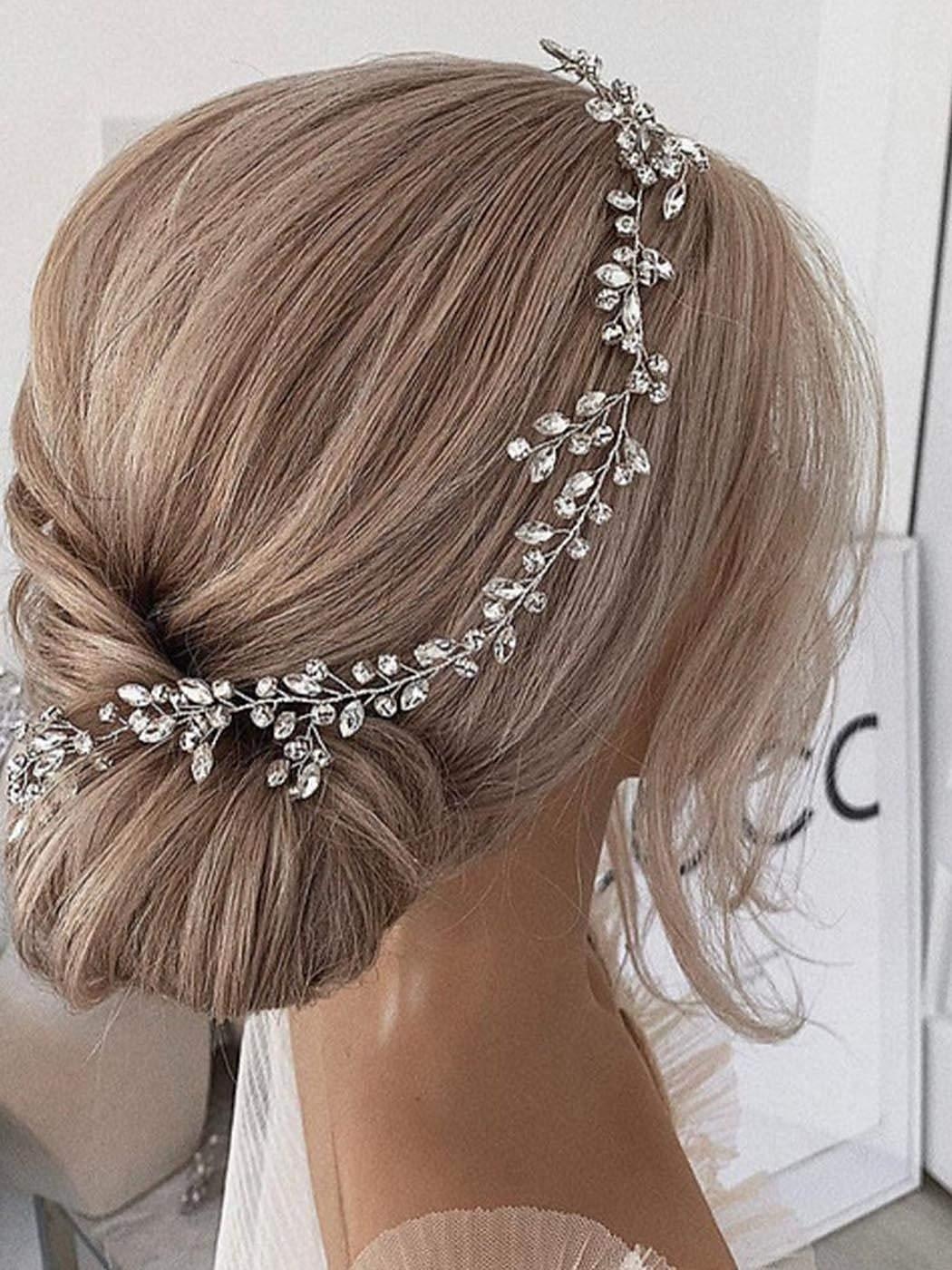 sposa matrimonio fascia strass da sposa fermagli per capelli damigella d'onore accessori accessori per capelli per feste copricapo per donna del 2025 a $19.99 –P4
