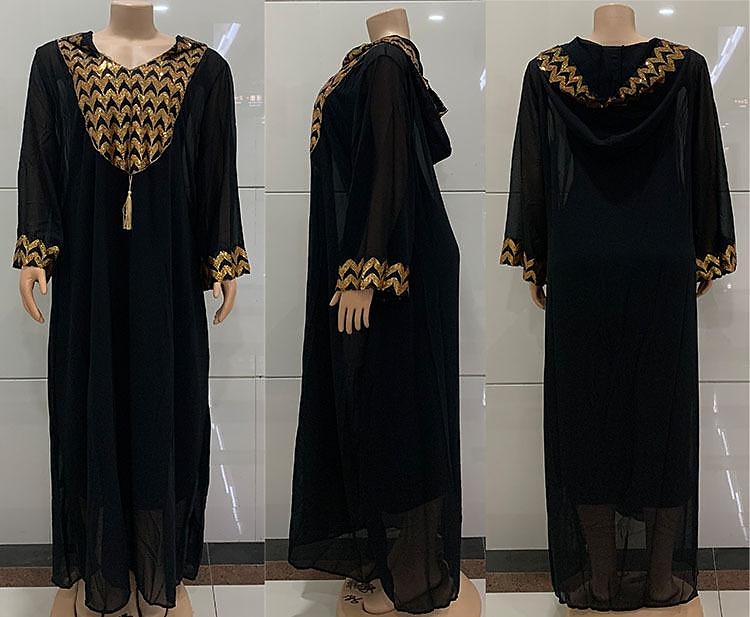 Mulheres Vestidos Abaya Religioso árabe saudita árabe muçulmano Ramadã Adulto Vestido de 2025 por $57.99 -P3