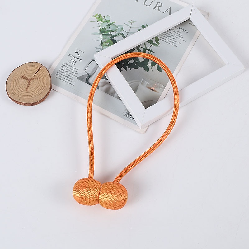 Alzapaños magnéticos para cortina, alzapaños dorados para ventana, hebillas, clip para el hogar, dormitorio, oficina, cortina decorativa, 2 uds. 2025 - $12.49 –P6
