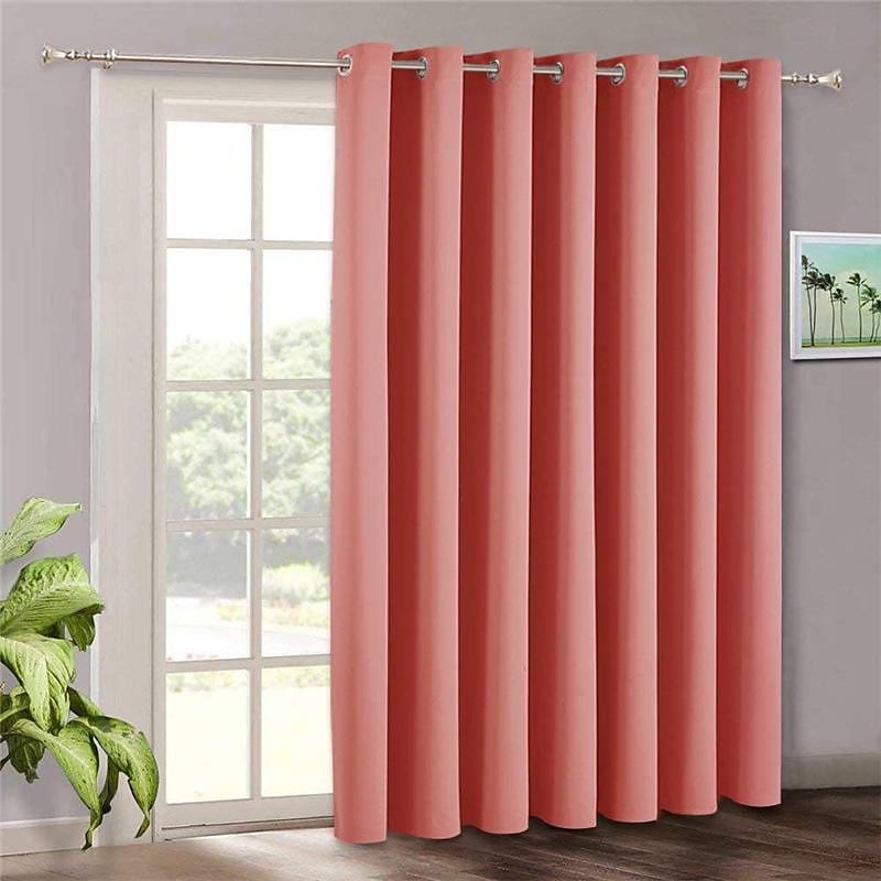 2026年 遮光カーテン ドレープ ファームハウス ハトメ/アイレット カーテンパネル リビングルーム ベッドルーム 引き戸カーテン キッチン バルコニー 窓 トリートメント 断熱  コレクション – $37.99 –P14
