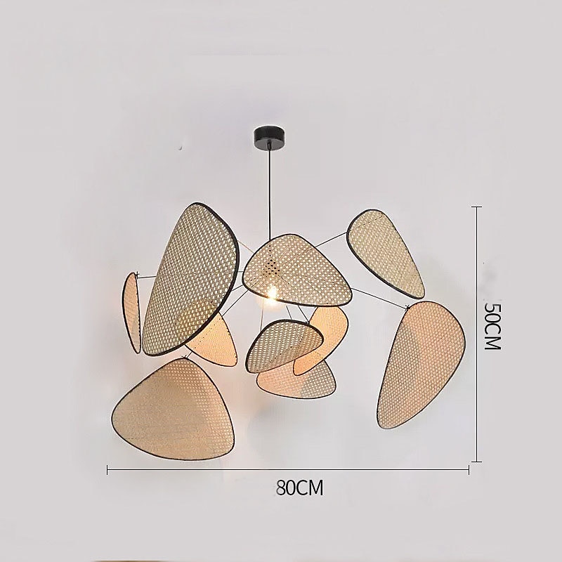 Lampadario A Sospensione A Led In Rattan Lampadario A Sospensione Artistico In Bambù Fatto A Mano Lampadario A Sospensione Con Isola Della Cucina del 2025 a $499.99 –P6