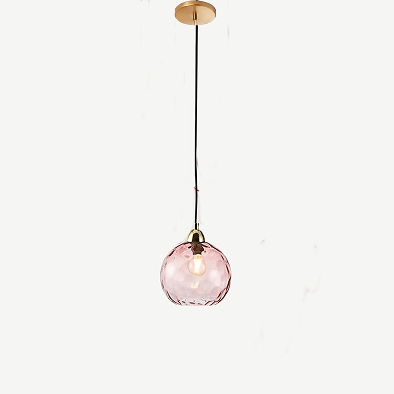 led pendentif lumières îlot de cuisine verre soufflé à la main éclairage marbre bleu moderne ferme foyer entrée luminaires plafond suspendu globe sur table de 2025 ? $151.99 –P12