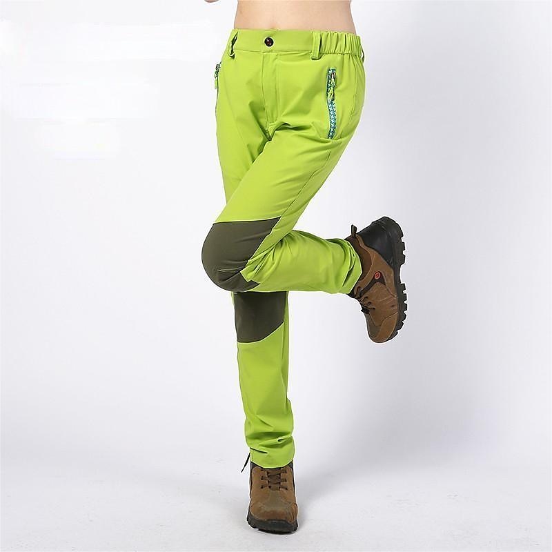 Women's Hiking Pants Trousers Patchwork Outdoor Regular Fit Breathable Soft High Elasticity Comfortable Bottoms Full Length Elastic Waist Blue Purple Camping / Hiking Fishing Climbing S M L XL 2025 - $36.99 –P2