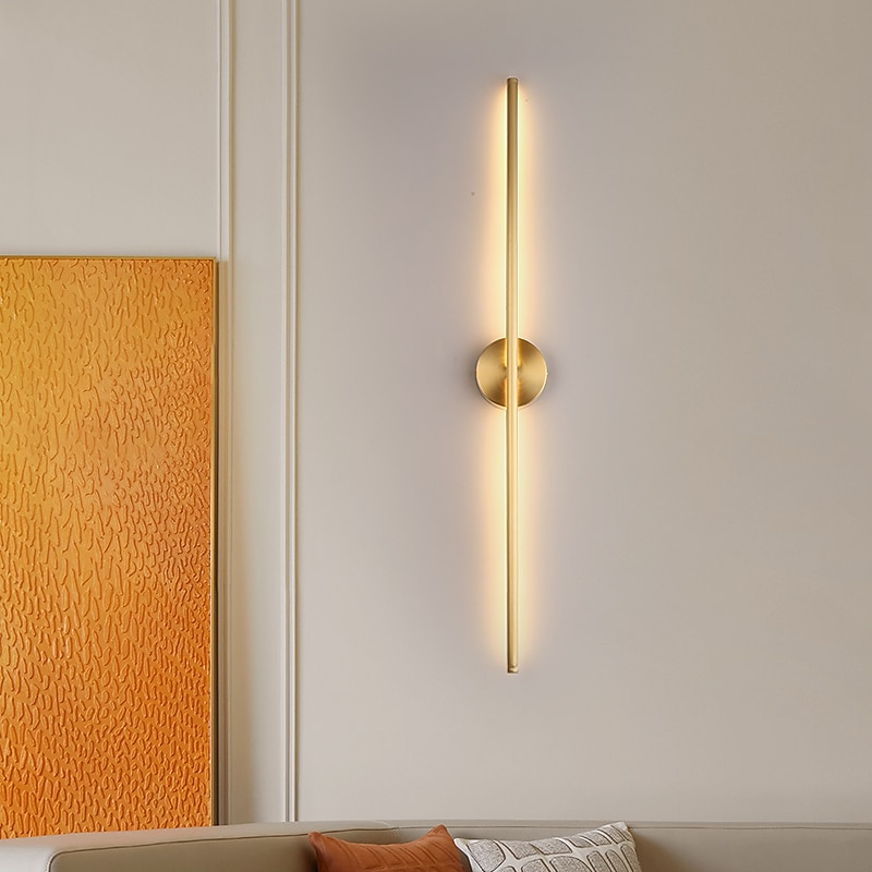 lightinthebox led nástěnné svítidla vnitřní stmívatelné nástěnné svítidlo měděné nástěnné svítidlo pro obývací pokoj ložnice koupelna chodba dveře schodiště, noční 110-240v 2025 - $149.99 –P4