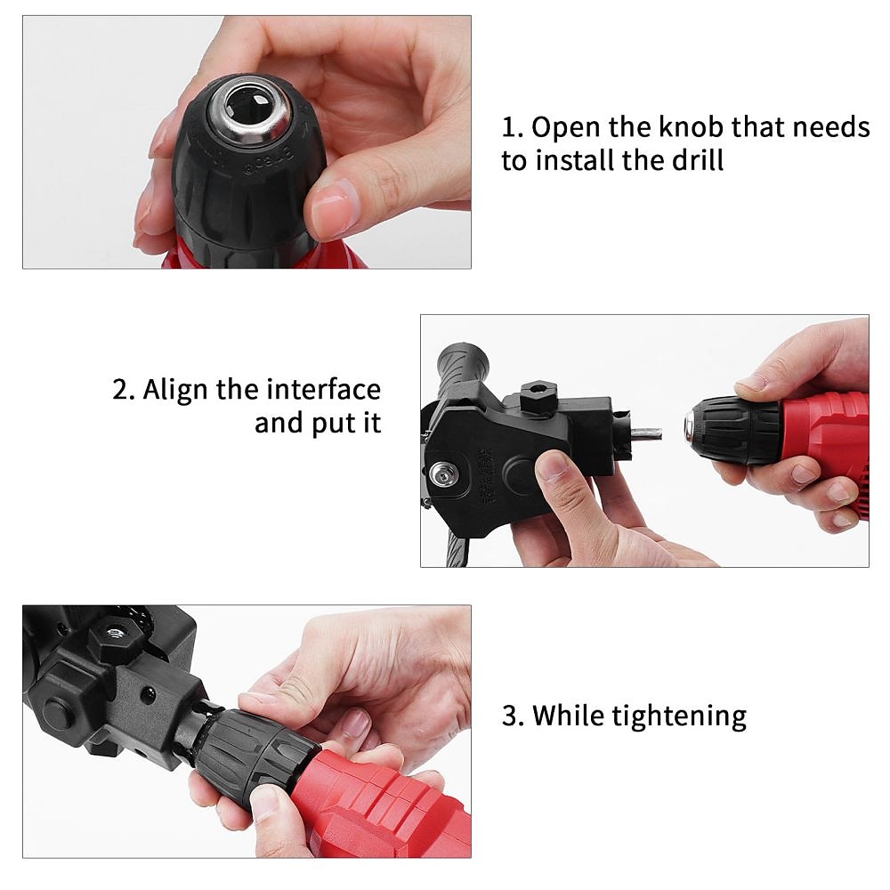 6" Mini Chainsaw Adapter Electric Drill Converter Into Electric Chain Saw Pruning Saw 2025 - $19.99 –P9