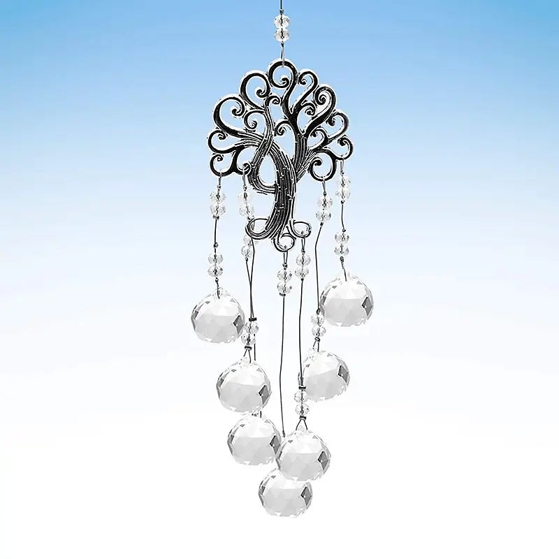 sticlă transparentă prisme bile de cristal agatator de soare copac al vieții ornament pentru agățat fereastra maker curcubeu ornament suspendat pandantiv de grădină de cristal pentru acasă decorarea grădinii nunta 2025 - $13.99 –P7
